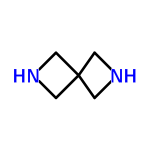 2,6-二氮杂螺[3.3]庚烷分子式结构图