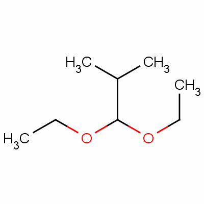 异丁醛二乙缩醛分子式结构图