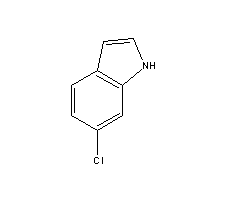 6-氯吲哚分子式结构图