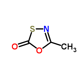 5-甲基-1,3,4-噁噻唑-2-酮分子式结构图