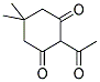 2-乙酰基-5,5-二甲基-1,3-环己二酮分子式结构图