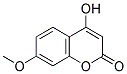 4-羟基-7-甲氧基香豆酯分子式结构图