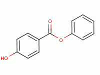 4-羟基苯甲酸苯酯分子式结构图