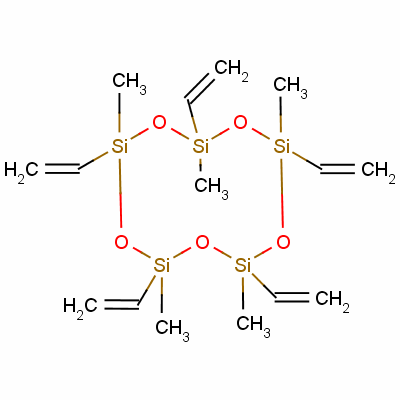 五甲基五乙烯基环五硅氧烷分子式结构图