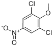 2,6-二氯-4-硝基茴香醚分子式结构图