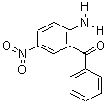 2-氨基-5-硝基二苯甲酮分子式结构图