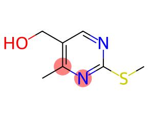 2-甲硫基-4-甲基-5-羟甲基嘧啶分子式结构图