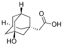 3-羟基金刚烷-1-乙酸分子式结构图