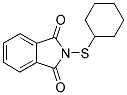 N-环己基硫代酞酰亚胺分子式结构图