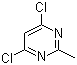 2-甲基-4,6-二氯嘧啶分子式结构图