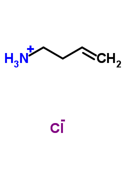 3-丁烯胺盐酸盐分子式结构图