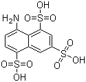 1-萘胺-4,6,8-三磺酸分子式结构图