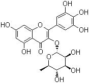 杨梅苷分子式结构图