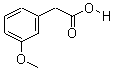 3-甲氧基苯乙酸分子式结构图