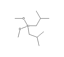 二异丁基二甲氧基硅烷分子式结构图