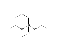 异丁基三乙氧基硅烷分子式结构图