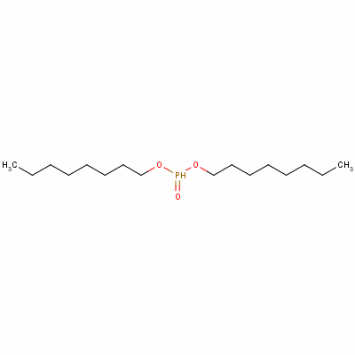 膦酸二辛酯分子式结构图