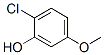 2-氯-5-甲氧基苯酚分子式结构图