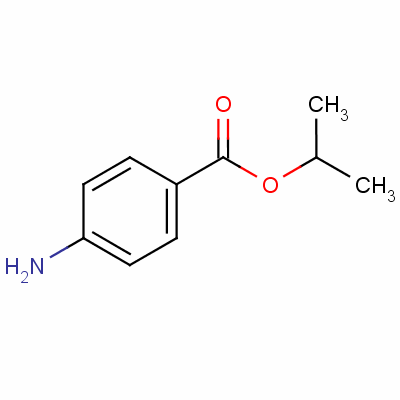 对氨基苯甲酸异丙酯分子式结构图