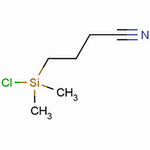 (3-氰丙基)二甲基氯硅烷分子式结构图