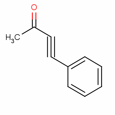 4-苯基-3-丁炔-2-酮分子式结构图