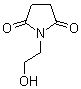 N-(2-羟乙基)丁二酰胺分子式结构图