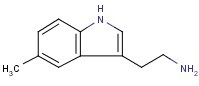 5-甲基色胺分子式结构图