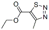 4-甲基-1,2,3-噻重氮-5-甲酸乙酯分子式结构图