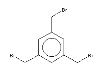 1,3,5-三(溴甲基)苯分子式结构图