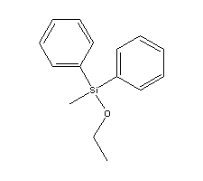 甲基二苯基乙氧基硅烷分子式结构图