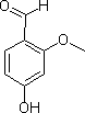 4-羟基-2-甲氧基苯甲醛分子式结构图