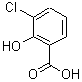 3-氯水杨酸分子式结构图