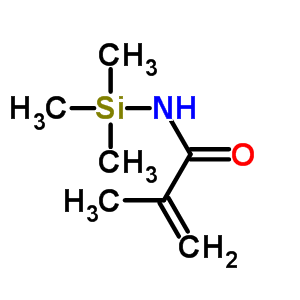 甲基丙烯酰氧胺基三甲基硅烷分子式结构图