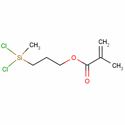 甲基丙烯酰氧丙基甲基二氯硅烷分子式结构图