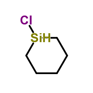 1-氯-1-硅杂环己烷分子式结构图