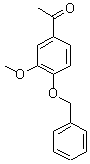 4'-苄氧基-3'-甲氧基苯乙酮分子式结构图