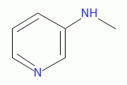 3-甲氨基吡啶分子式结构图