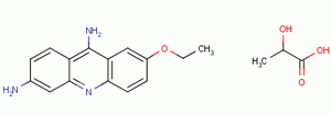 乳酸依沙吖啶分子式结构图