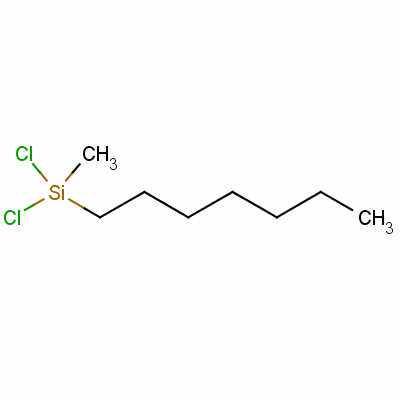 庚基甲基二氯硅烷分子式结构图