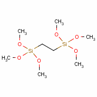 1,2-双三甲氧基硅基乙烷分子式结构图