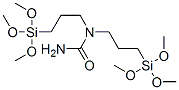 N,N-二(3-三甲氧基硅丙基)脲分子式结构图