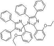 2-(2-乙氧基苯基)-4,5-二苯基咪唑-1,2'-二聚体分子式结构图