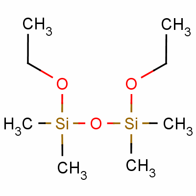 1,3-二乙氧基-1,1,3,3-四甲基二硅氧烷分子式结构图