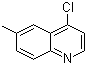 4-氯-6-甲基喹啉分子式结构图