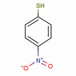 4-硝基苯硫酚分子式结构图