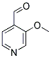 3-甲氧基吡啶-4-醛分子式结构图