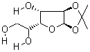 1,2-氧-异丙叉-α-D-呋喃葡萄糖分子式结构图