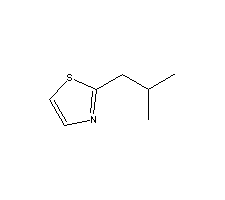 2-异丁基噻唑分子式结构图