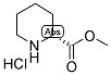 (R)-哌啶-2-甲酸甲酯盐酸盐分子式结构图