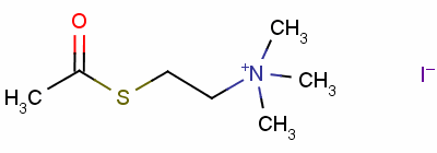 碘代硫代乙酰胆碱分子式结构图